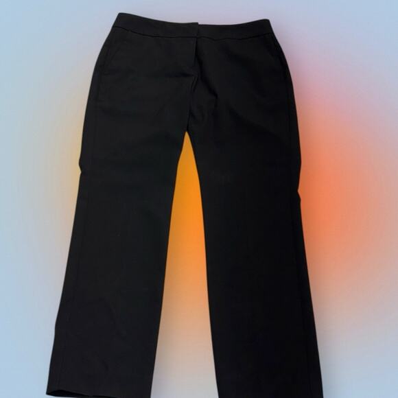 ANN TAYLOR PETITES Women’s 0P Black SIGNATURE Ankle Pant - Picture 2 of 4